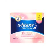 Whisper Skin Love Light / Normal Day - 18 Pads (22cm)